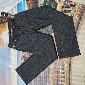 Baby Phat Straight Leg Black Jeans‎ Size 9 NWT